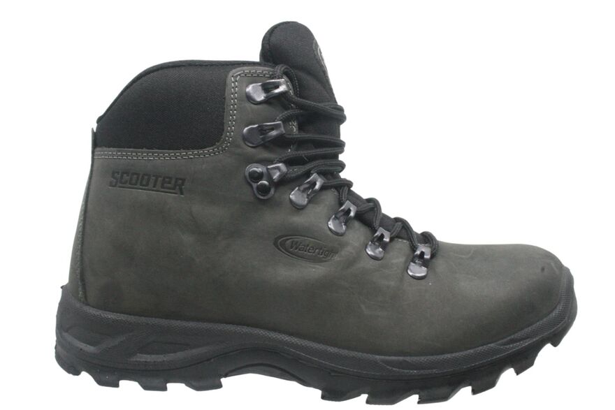 Watertight Leather Anthracite Boots Outdoor G1221CA-E